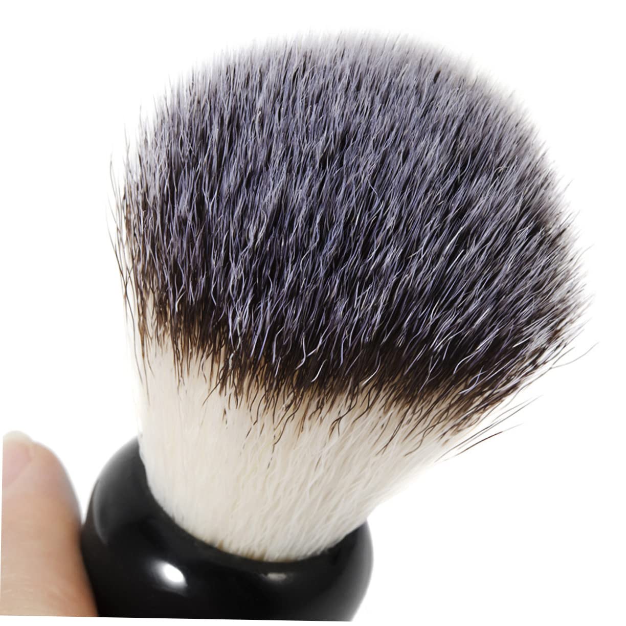 MAGICLULU Kit Per La Della Barba Da Uomo 3 Pezzi Setole in Nylon Manico Nero Per La Pulizia E Lo Styling Della Barba