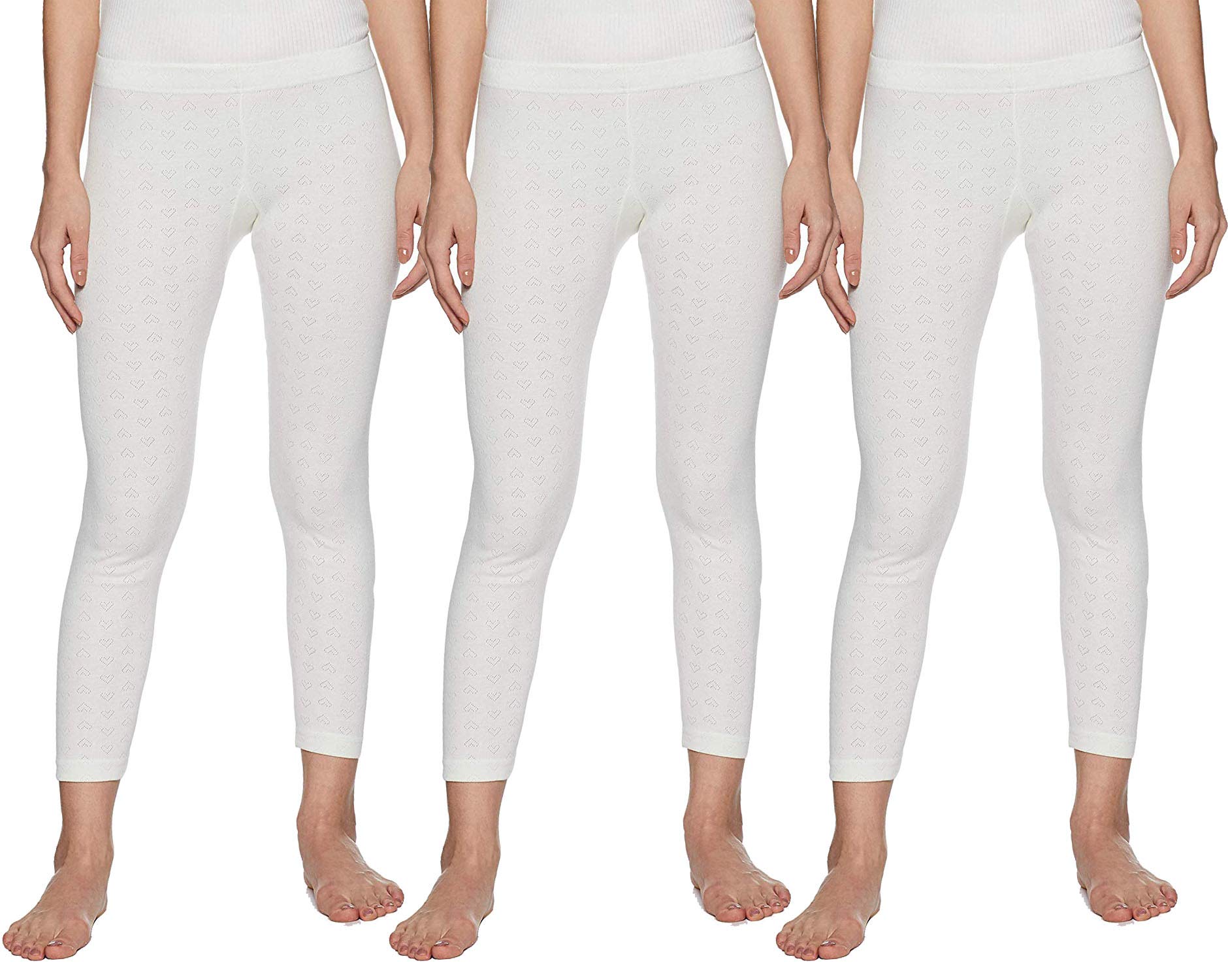 bodycare insider Gold White Women's Premium Lower/Trouser/Bottom Thermal - Pack of 3 (B502-105cm)-picture-39