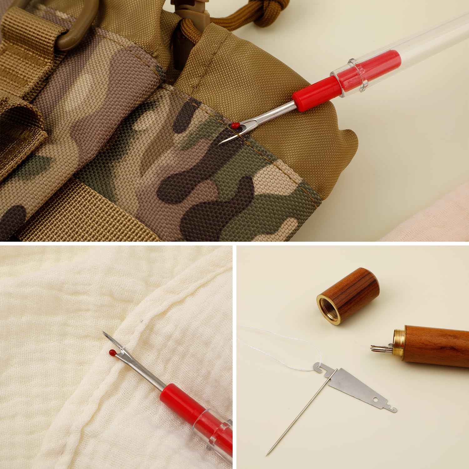 Xanthelle Nähset 25-teilig - Mit Nahttrenner, Fingerhüten & Garn