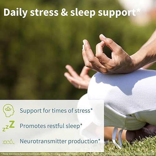 Miniatura 4 de Igennus Ashwagandha - Complejo de alivio del estrés de alta resistencia, L-teanina y magnesio y adaptógenos de extracto de raíz KSM-66, vitaminas B