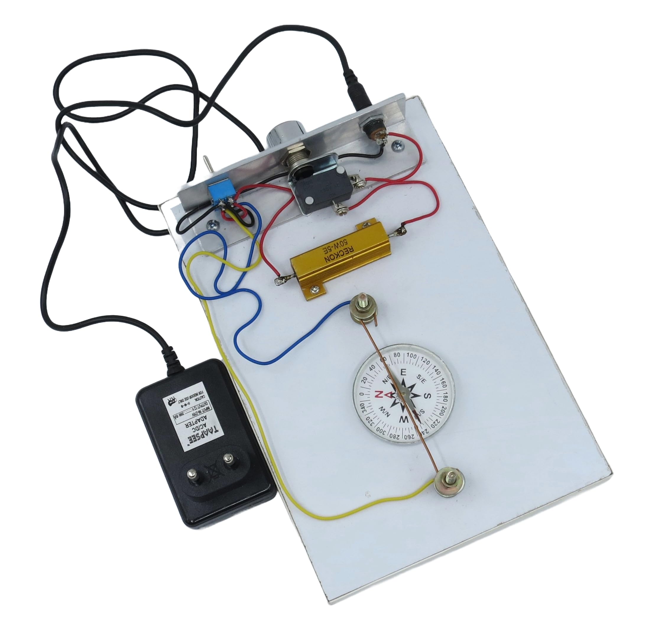 Science Demonstration model - Right hand rule to determine the direction of the magnetic field of a current carrying conductor