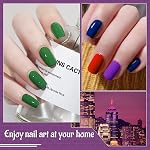 JODSONE 60 PCS Gel Nail Polish Kit avec U V Light Base et Matte Glossy Top Coat Nail Gel Polish Tressure de manucure Outils Accessoire Convient pour toutes les saisons