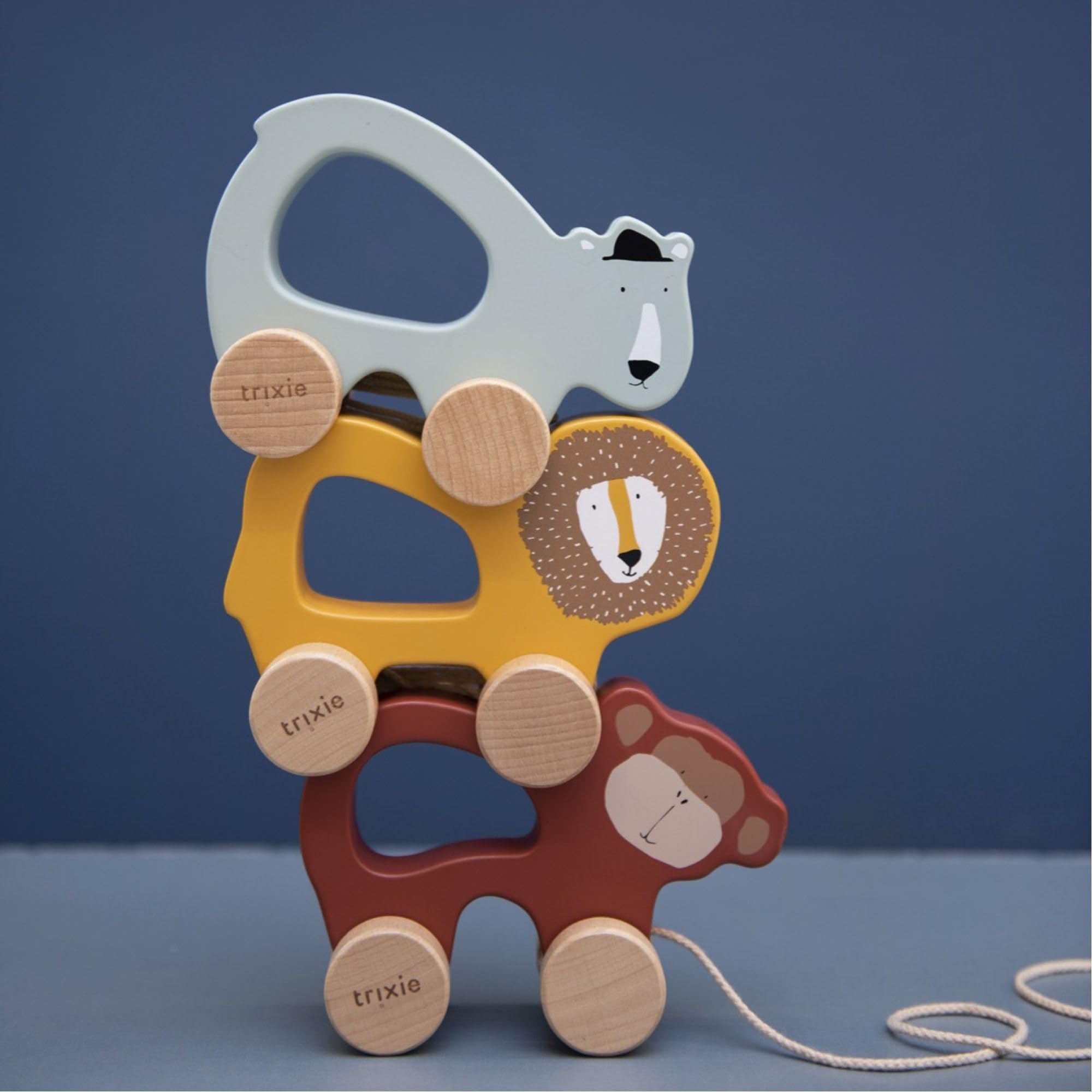 Trixie Houten Trekspeeltje Mr. Polar Bear