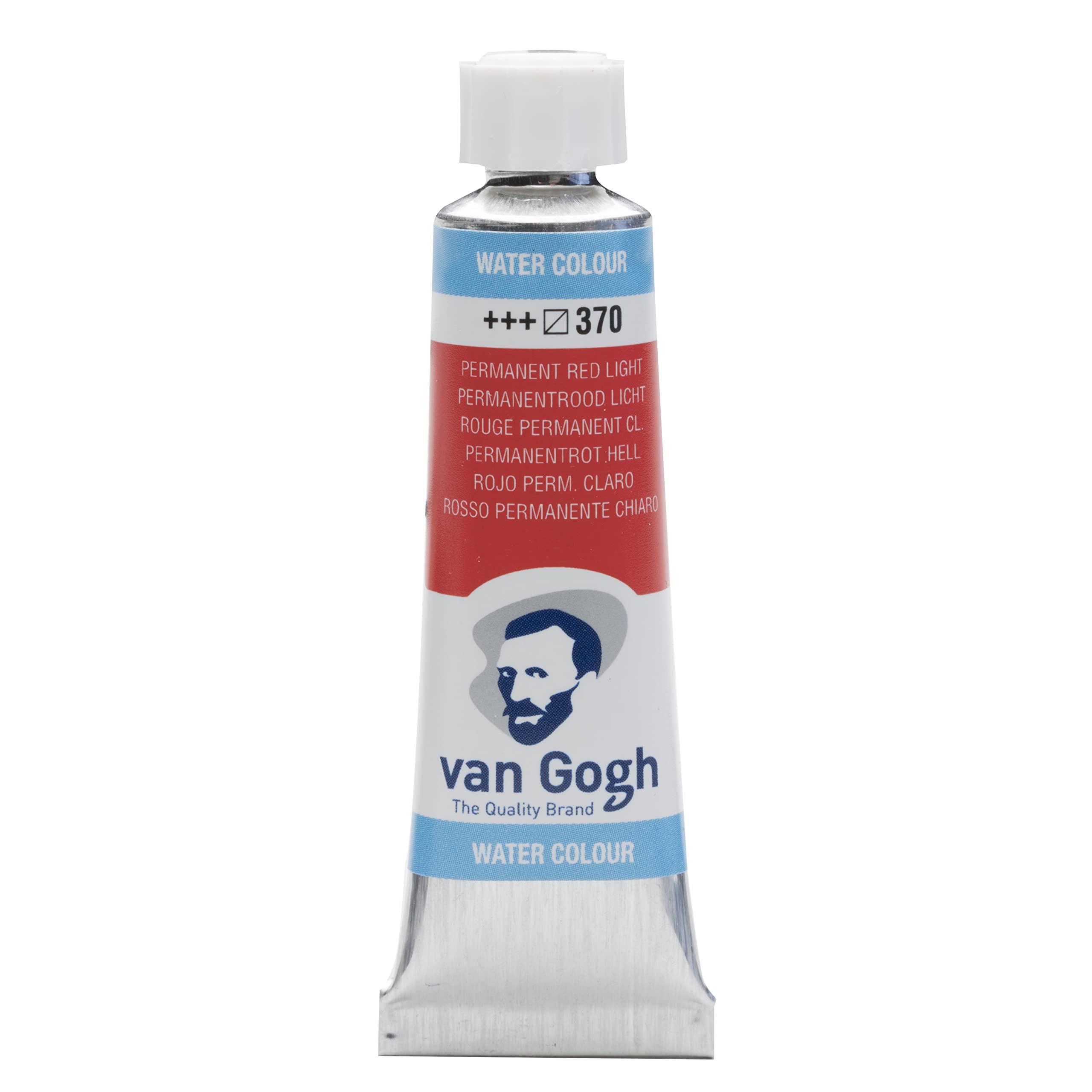Van Gogh Watercolour Paint, 10ml Tube, Permanent Red Light 370