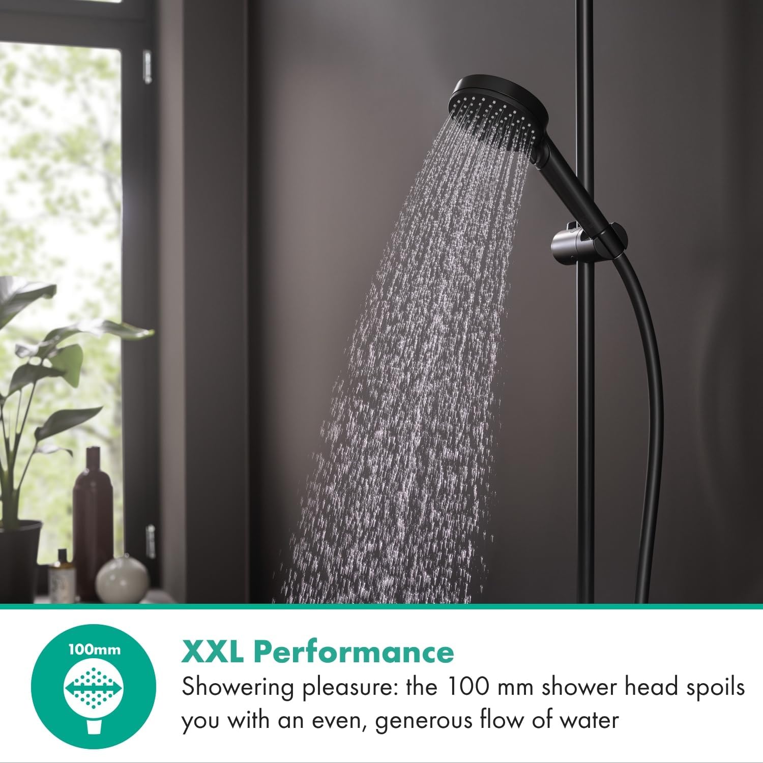 hansgrohe Vernis Blend Hand Shower Vario, matt Black, 26270670