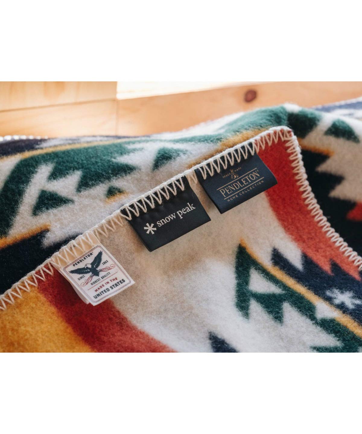 Snow Peak X Pendleton Doublesize Muchacho Blanket One Navy Double
