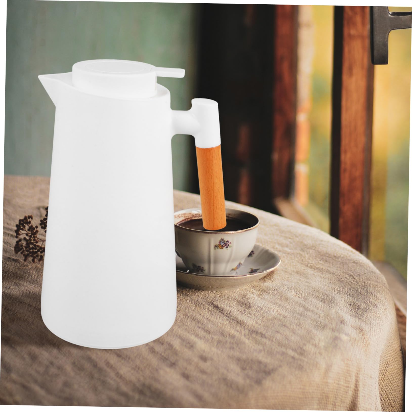 Zerodeko Termo Botella de Agua Aislada para Jarra de Café Jarra Térmica de Inoxidable con Tapa para Oficina y Hogar Capacidad