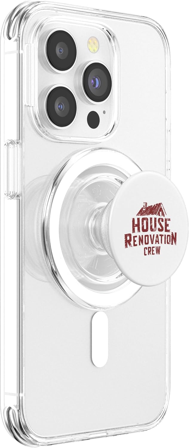 House Renovation Crew, New Homeowner, Housewarming PopSockets PopGrip for MagSafe image 4