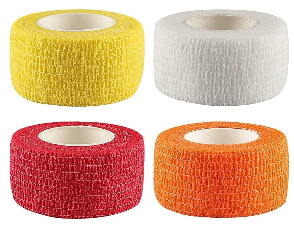 See full amazon price history chart for A-TAPE Breathable Self Adhesive Cohesive Bandage for Humans & Pets (Dogs, Cats, Birds) – (2.5 cm X 4.5 mtr, Pack of 4) (Yellow, Red, White & Orange) A-TAPE Breathable Self Adhesive Cohesive Bandage for Humans & Pets (Dogs, Cats, Birds) – (2.5 cm X 4.5 mtr, Pack of 4) (Yellow, Red, White & Orange) (B0CVQF83MK) Amazon Price History, Amazon Price Tracker