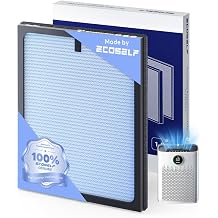 Ecoself 1Pack Air Purifier Replacement Filter, Blue