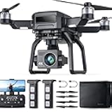Bwine F7 Pro Drones with Camera for Adults 4K UHD Aerial, 3-Axis Gimbal, 10000FT Control, 50 Mins Flight Time with 2 Batteries, GPS Follow, Waypoint, Orbit Fly, Auto Return, Beginner Mode