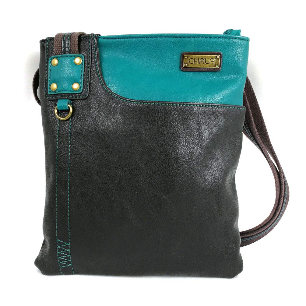 CHALA Patch Cross-Body Women Handbag, Canvas Messenger Bag Olive, Metal Charming Cross - Oliv, Medium — view 118