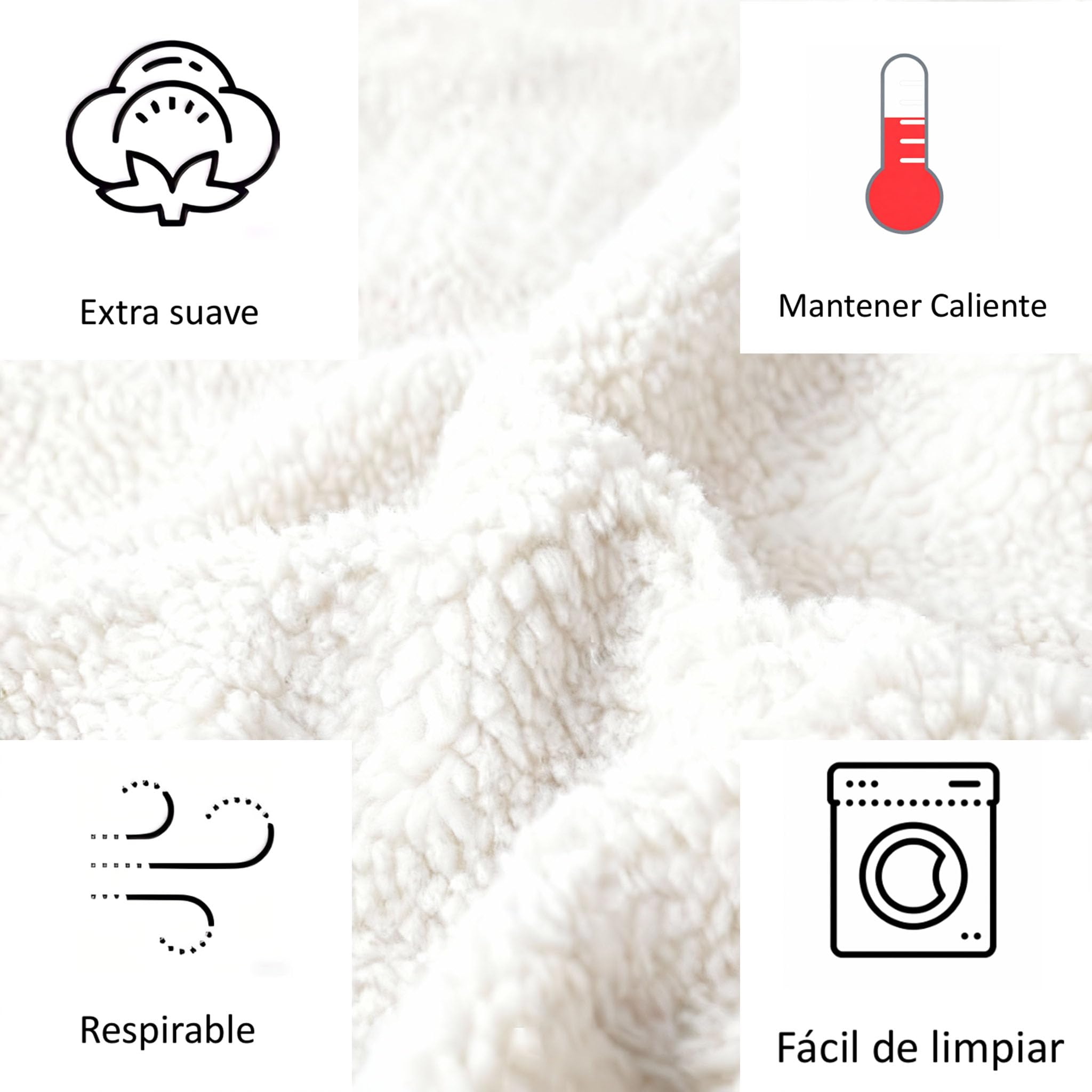 FUKURO. Edredón Invierno Borreguillo Nórdico para Cama 90-135/135-150 con Funda Almohada - Edredón Borrego.Parte 2 (París Negro, 240x260cm)