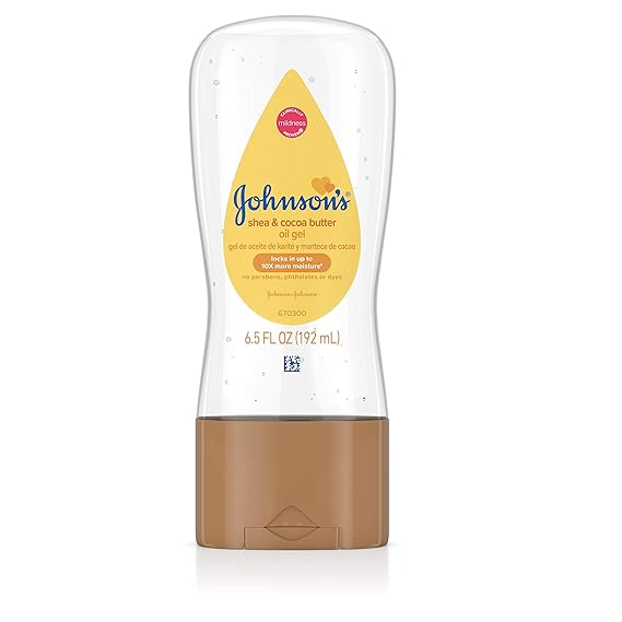 Johnson's Baby Oil Gel, Moisturizing Baby Massage Mineral