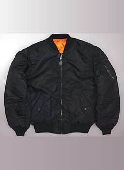 【匿名配送】AVIREX　MA1　フライトジャケット　中綿裏アルミ　ブラック　M 匿名配送】AVIREX MA1 フライトジャケット 中綿裏アルミ