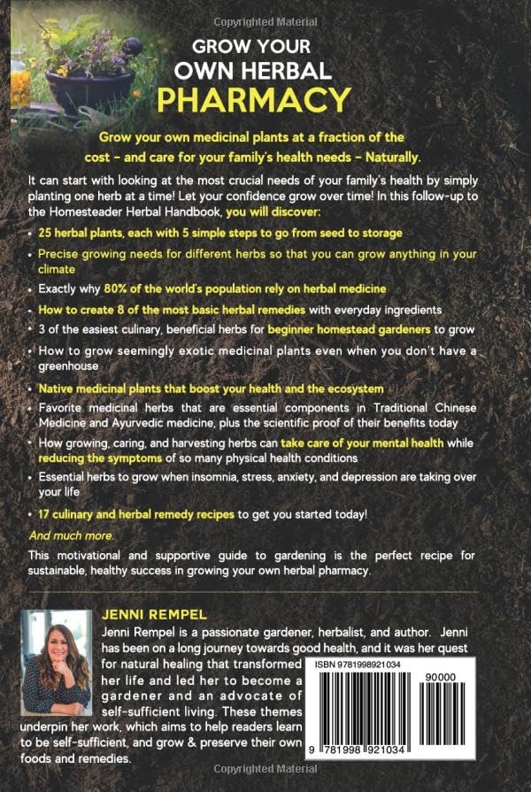 Grow Your Own Herbal Pharmacy: 5 Simple Steps to Grow, Harvest, and Store 25 More Medicinal Plants to Craft Your Own Natural Remedies (Growing Natural Remedies Series) - Image 2