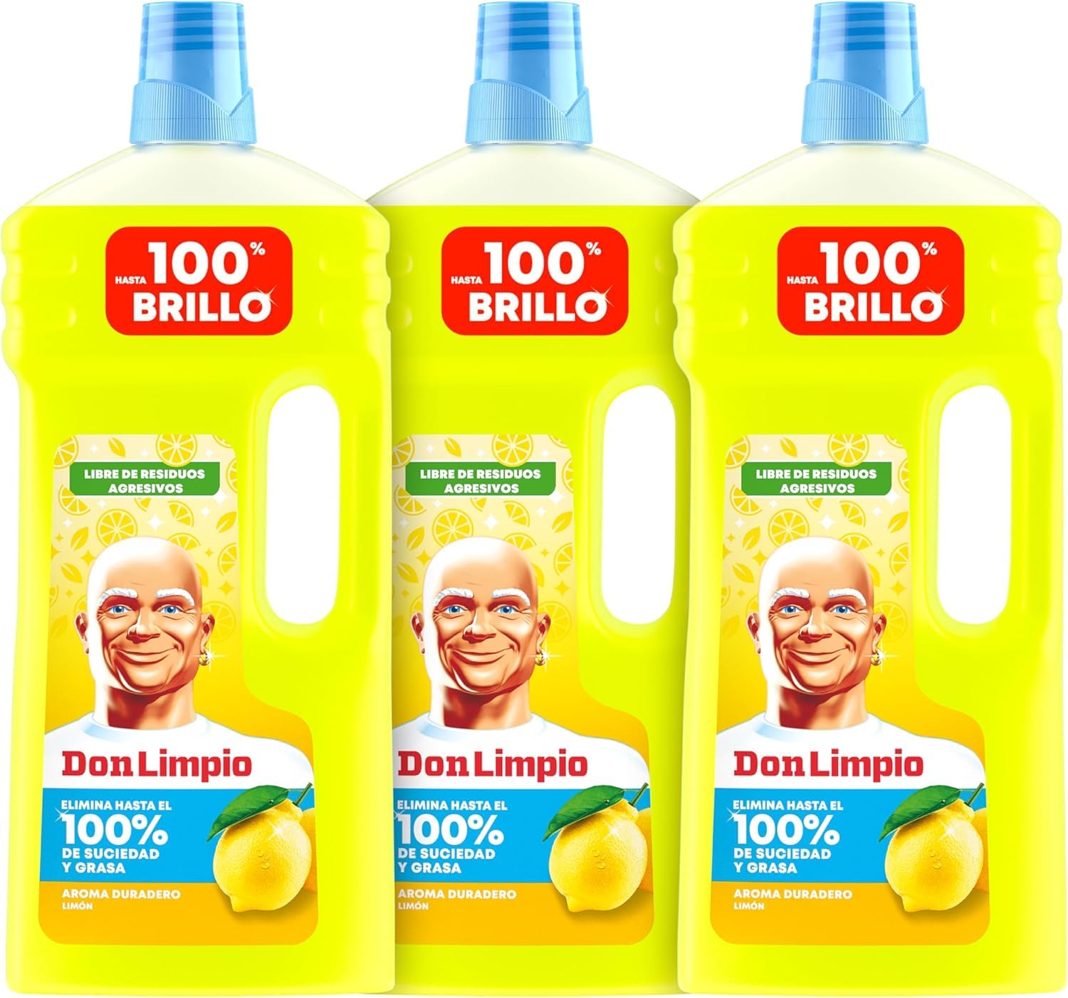 Don Limpio Baño Líquido Detergente 1.5 I. Elimina Las Marcas De Jabón Y El Doble De Cal Que La Fórmula Anterior