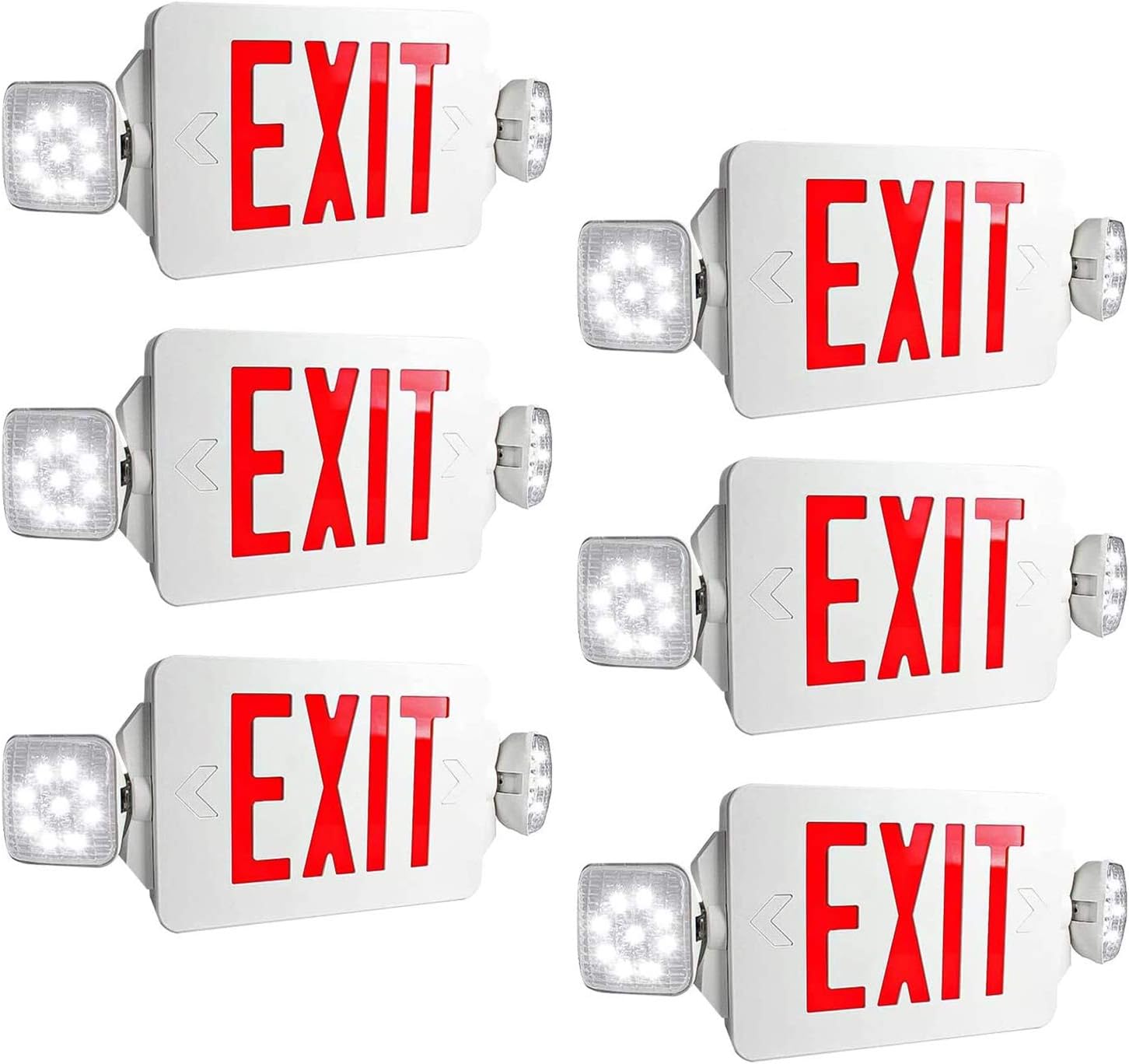 eTopLighting 6PCS LED Exit Sign Emergency Lighting Emergency LED Light