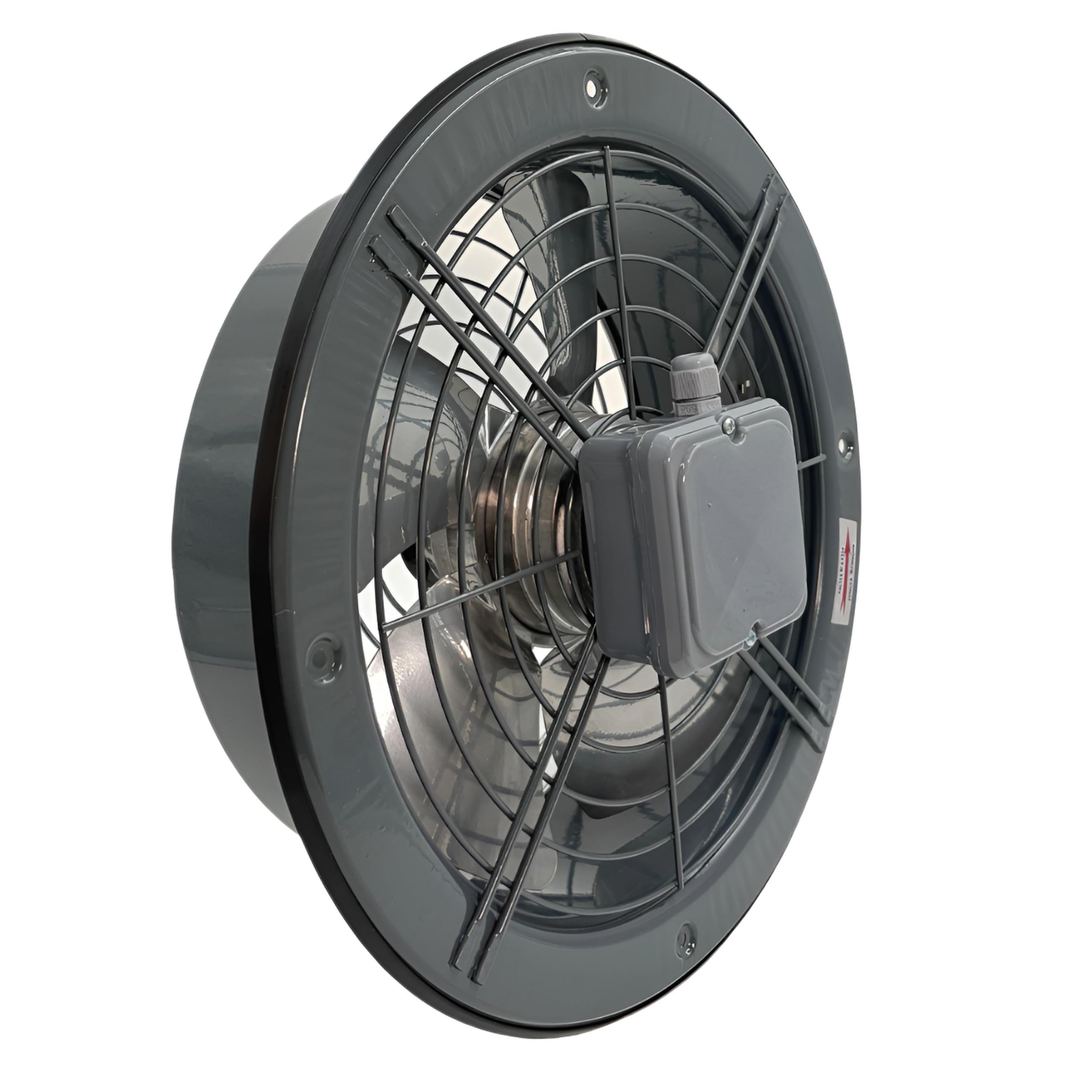 Uzman-Versand RAF-300mm Wandventilator mit REGLER Axial Wand Fenster Tür Ventilator Lüfter Gebläse Metalllüfter Einbauventilator Axialventilator Kühlungsventilator Axiallüfter