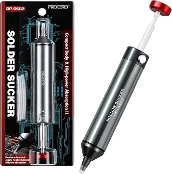 Desoldering Pump Solder Sucker Removal Tool Powerful Vacuum Suction