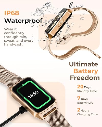 Miniatura 7 de Reloj inteligente Fitness Tracker P121V4XHXUS (Minimalista, Oro, 1.57)