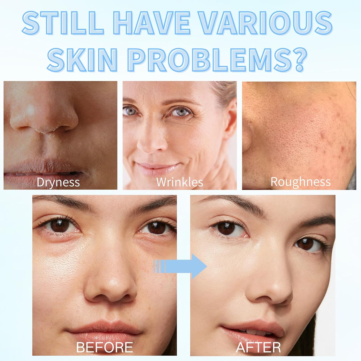 Milk Skin Care Kit Teenage Girls Gifts - 11PCS Skin Care Set Nourishing - Skin Care for Teens 10-12 - Smooth & Hydrating Skincare Gift Set - with Toner,Eye Cream,Serum,Facial Sponges,Headband - Image 6