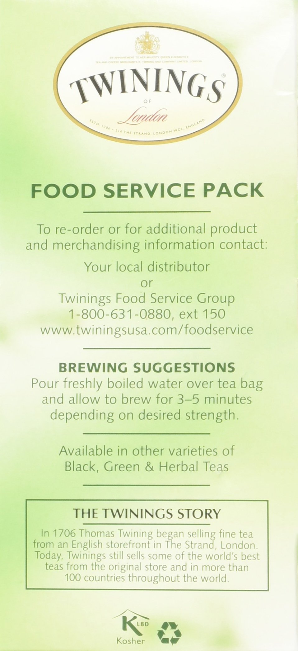 Twinings Pure Peppermint Tea, 25 Count