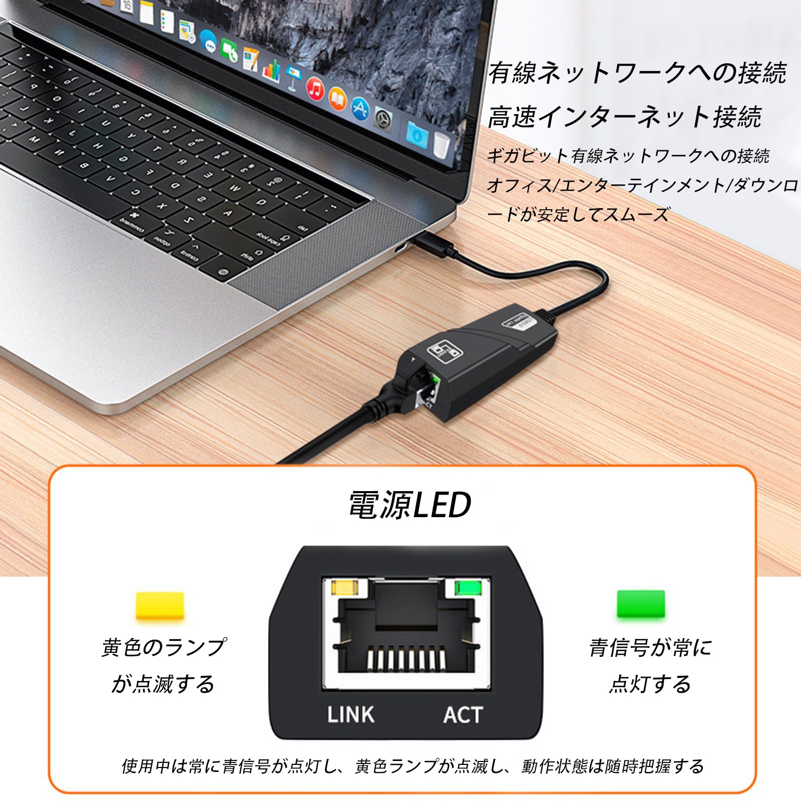 サムライサンズさん専用 Switch1本体　有線LAN変換アダプタ付き SANWA SUPPLY 有線LANアダプター USB3.2 Gen1 イーサネット