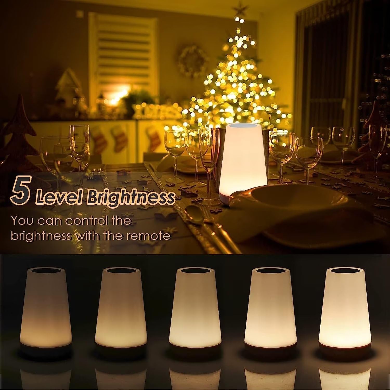 Luce Notturna, Lampada da Comodino Touch A LED, Luce Dimmerabile con Telecomando con Cambio Colore RGB, Ricaricabile Tramite USB, Lampada Portatile per Neonati, Bambini, Camera da Letto, So
