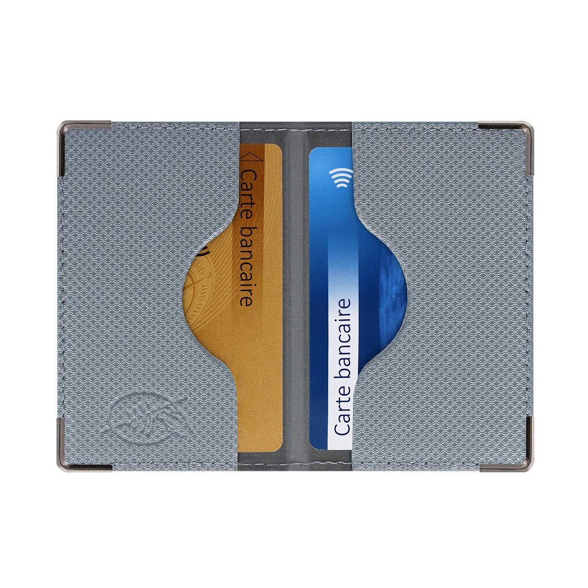 Porte-cartes Anti-RFID Color Pop® - Fabriqué En France - Protection Contre Le Piratage - Rose PVC Métal