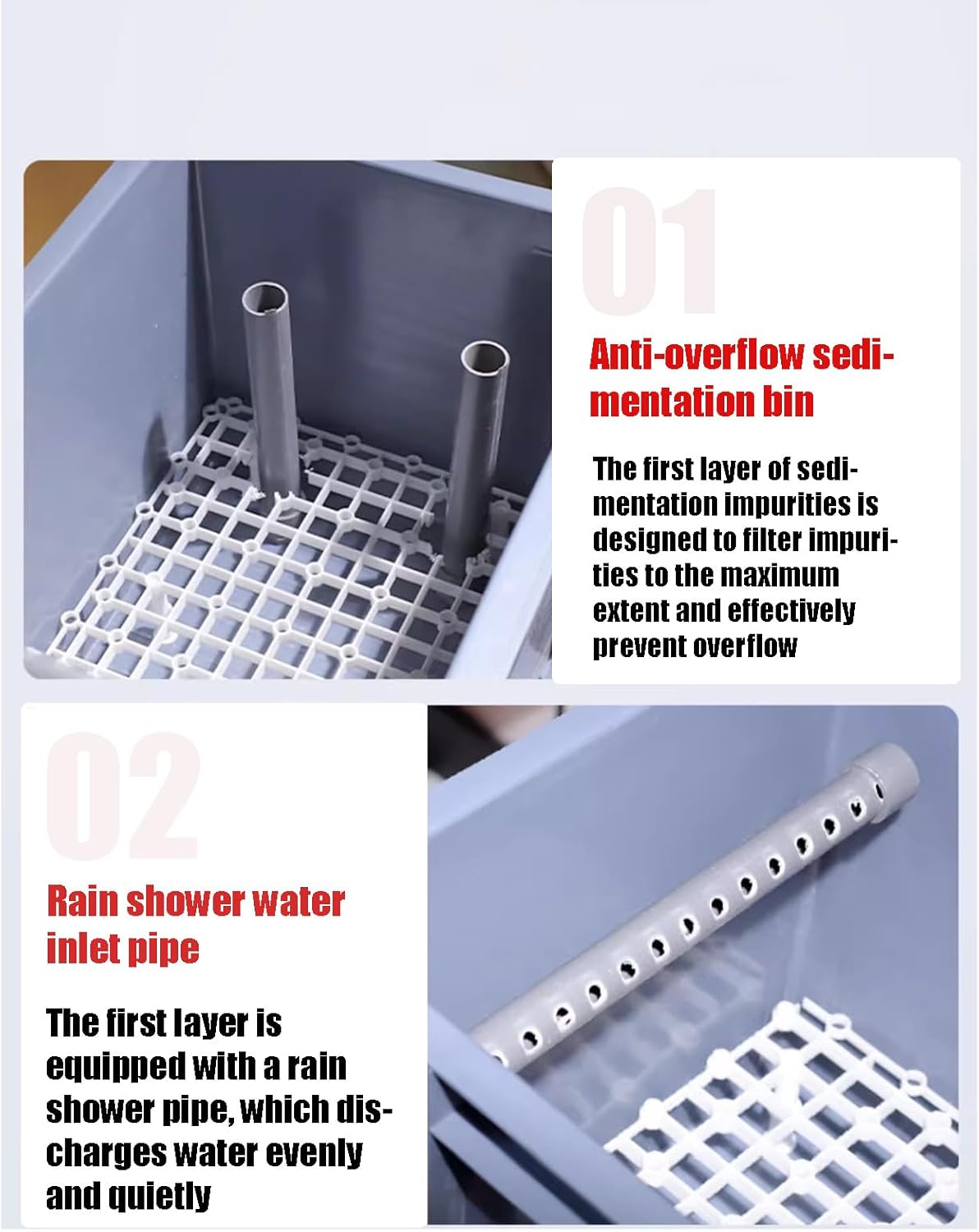 Large Aquarium Filter Box Kit - DIY External Water Circulation Filter for Ponds & Fish Tanks - High Turnover Rate for Crystal Clear Water - Ideal for Aquatic Life