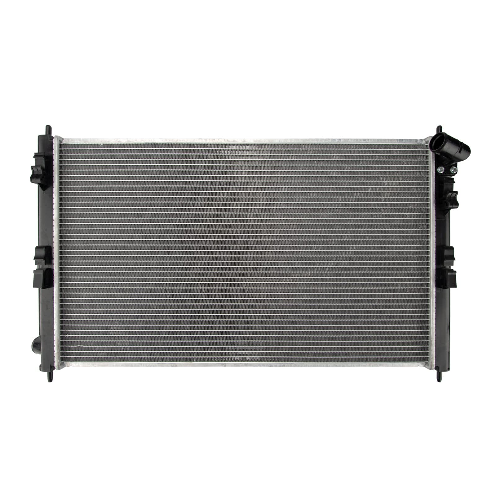KAX Radiator, 2978 OE Style Bolt-On Aluminum Core Radiator Replacement Lancer, Outlander, Outlander Sport3.0L 2.4L 2.0L, 27-9/16“W, 15-13/16“H, 1-3/8“Inlet, 1-3/8 “Outlet
