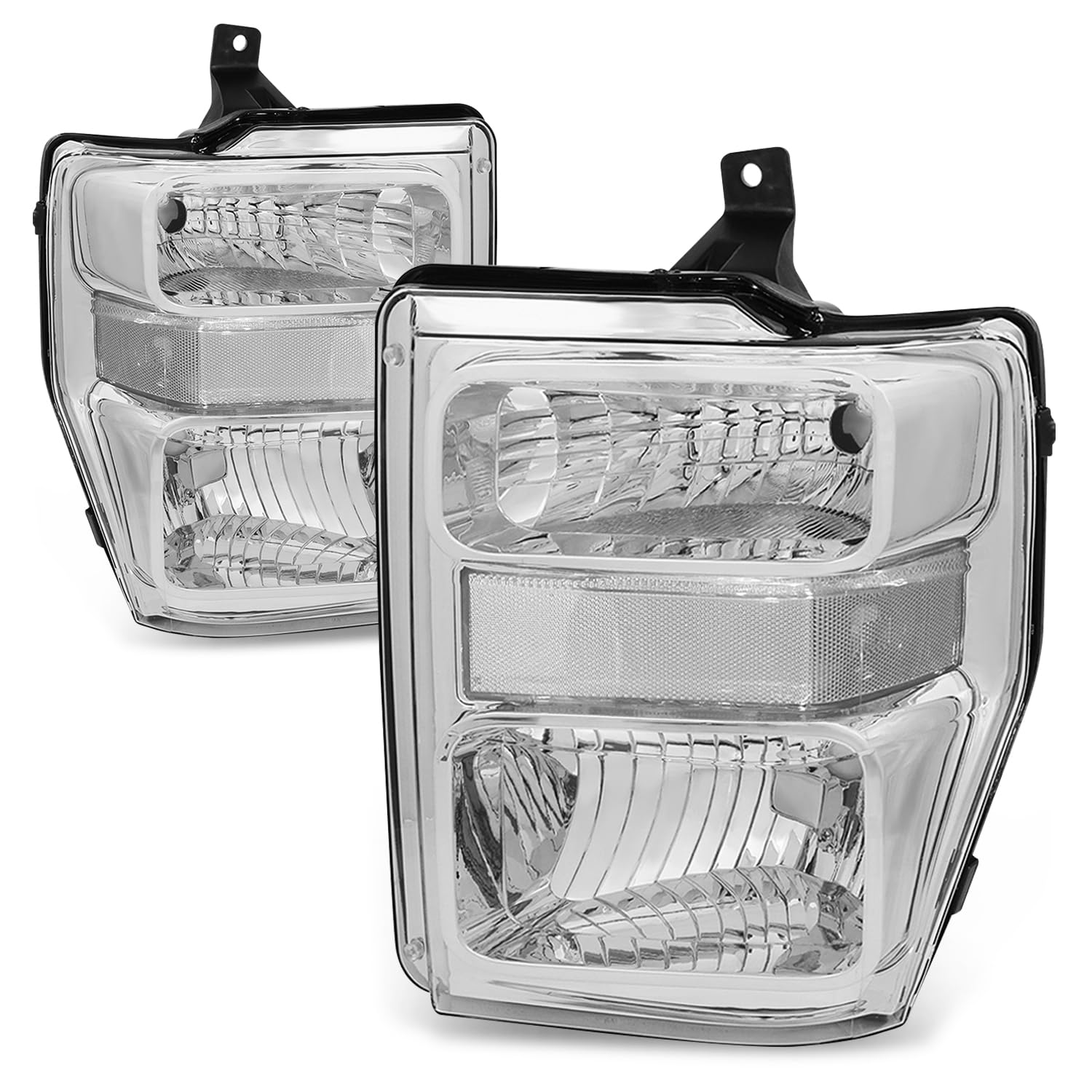Auto Dynasty Chrome Headlight Assembly
