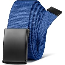 LXMY Belts for Men,Work Belts for Men,Mens Adjustable Canvas Fabric Nylon Golf Belt Fits Anywhere