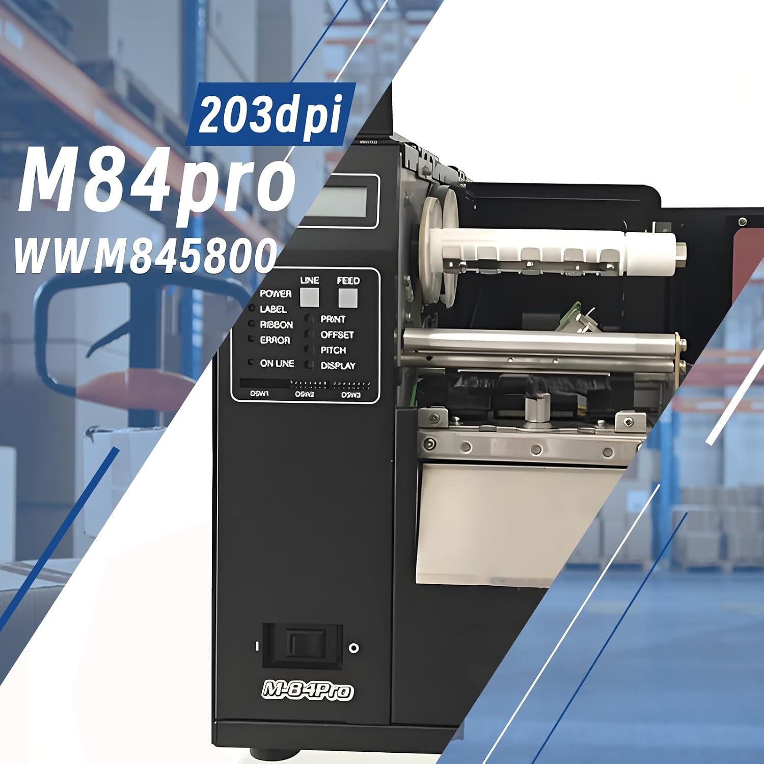 GETPARTS WWM845800 New Printhead for SATO M84Pro M84 Pro Thermal Label Printer 203dpi KHT-112-8TAK2-SKB
