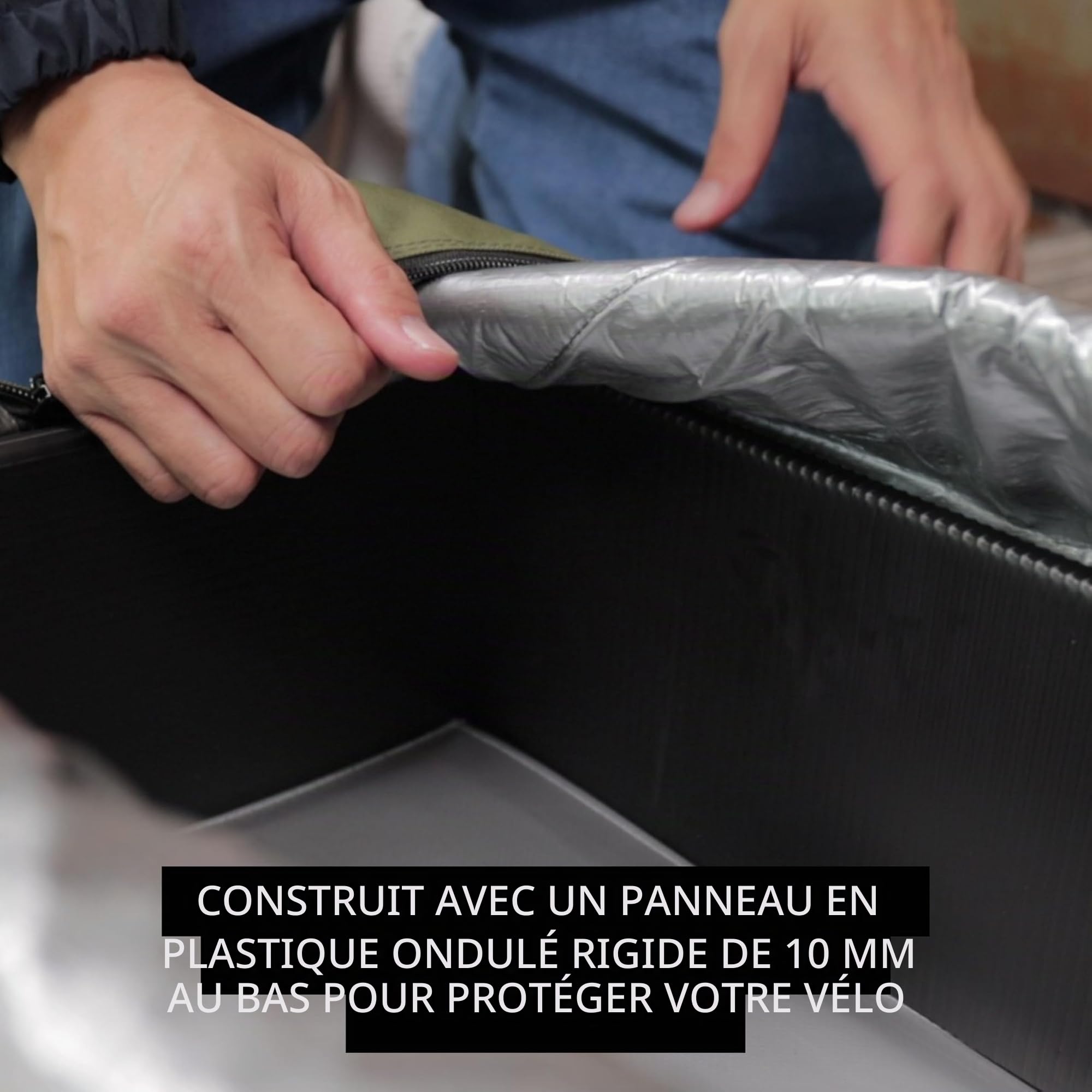 Vincita Sac de Transport Souple à roulettes pour vélo Pliable 20"