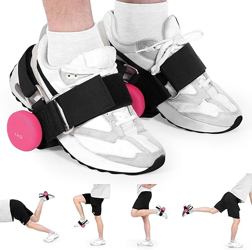 Pesas de tobillo ajustables para hombres y mujeres, paquete de 2 unidades, correas de entrenamiento de tobillo para entrenamiento de gimnasio y