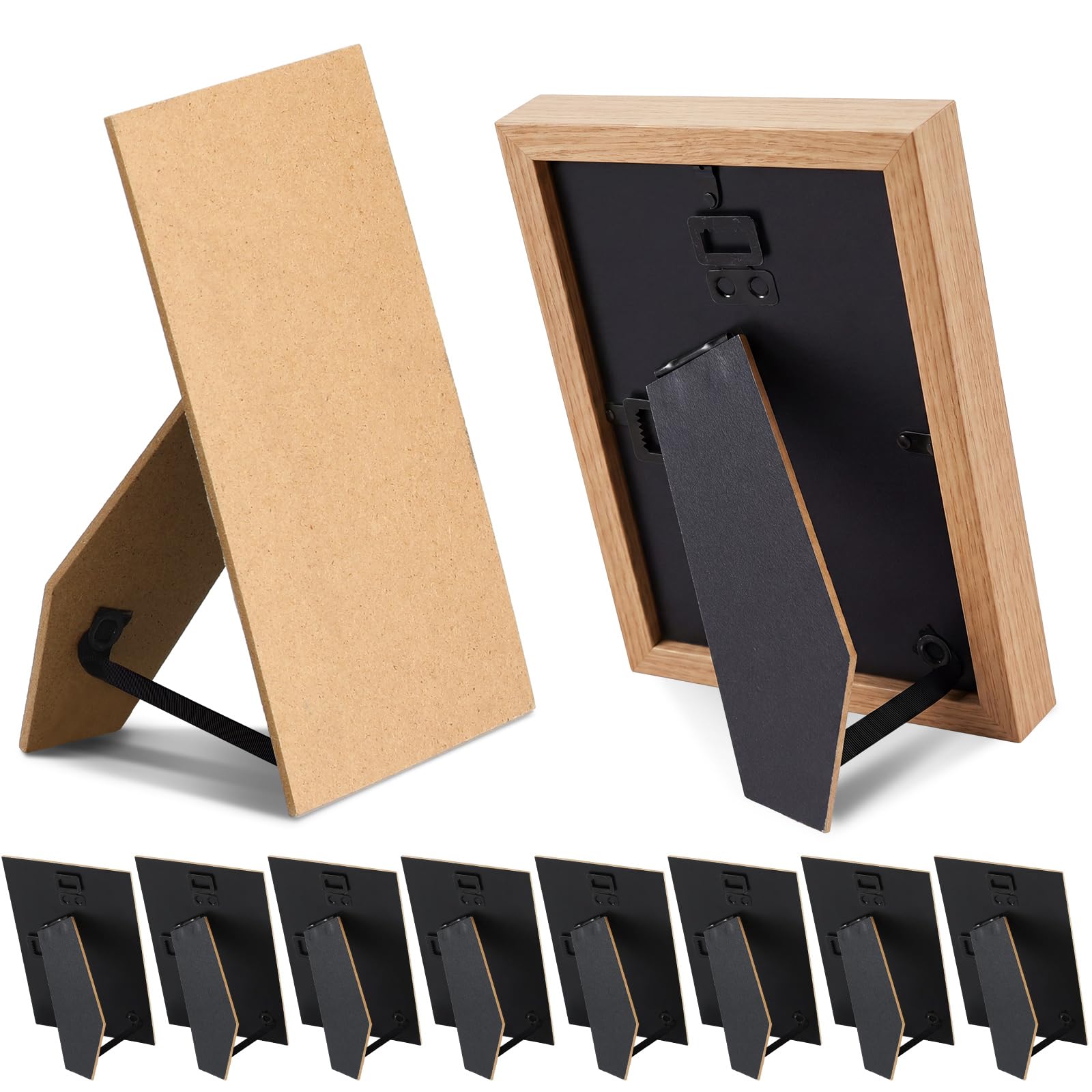 Amazon.com - Briwooody 10 Pcs Black Easel Back for Picture Frame 5