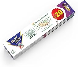 Herbal Mosquito Repellent Incense Sticks, 1 Hour 30 Minutes Burning Time, 120 Sticks per Pack X 1- Natural Anti-Mosquito Agarbatti, Insect Fly Killer, Home Fragrance, Chemical-Free, Baby-Safe