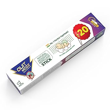 QUITMOZZ Herbal Mosquito Repellent Incense Sticks, 1 Hour 30 Minutes Burning Time, 120 Sticks per Pack X 1- Natural Anti-Mosquito Agarbatti, Insect Fly Killer, Home Fragrance, Chemical-Free, Baby-Safe - image, photos