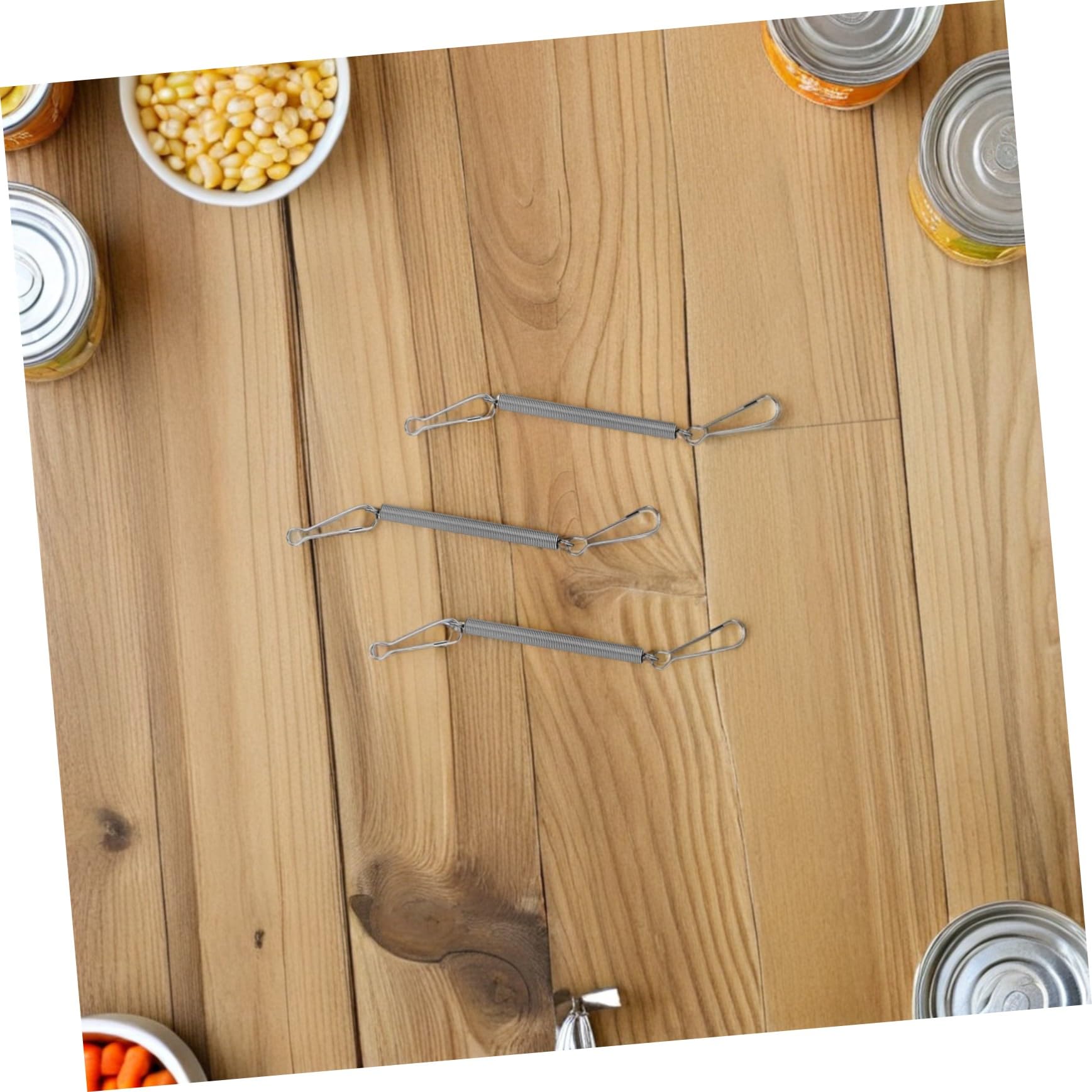 ORFOFE 50 Pezzi Clip a molla in acciaio per supporto bevitore appeso gabbia piccoli animali coniglio criceto holder fissaggio bottiglia acqua