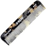 Kent FOT Tokyo White Fine Tooth Comb for Men - Handmade Pocket Comb for Travel, Styling, Fine or Thinning Hair, Mustache and Beard Care Handpolished Saw-Cut Made in England