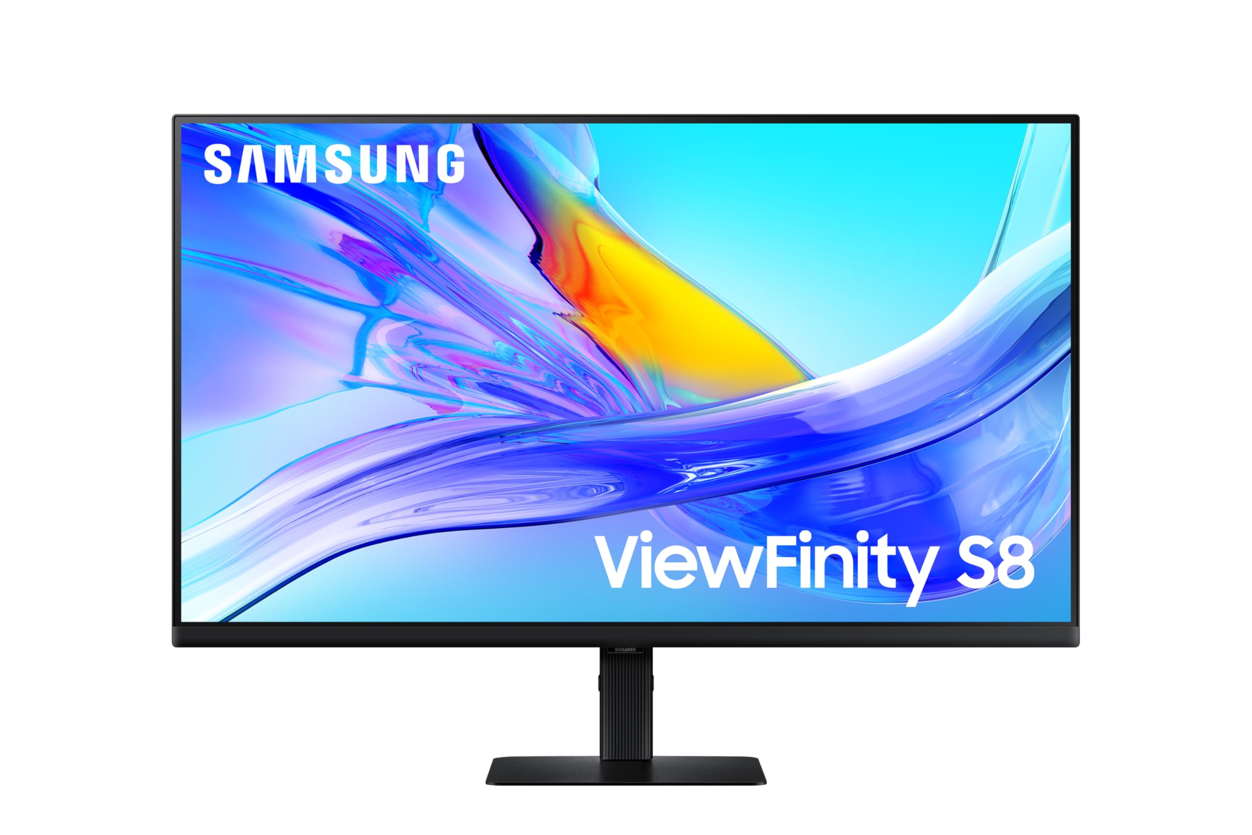 Monitor Samsung ViewFinity S8 37", 4K, USB-C (90W), USB Hub, Display Port, HDMI, HAS, Preto