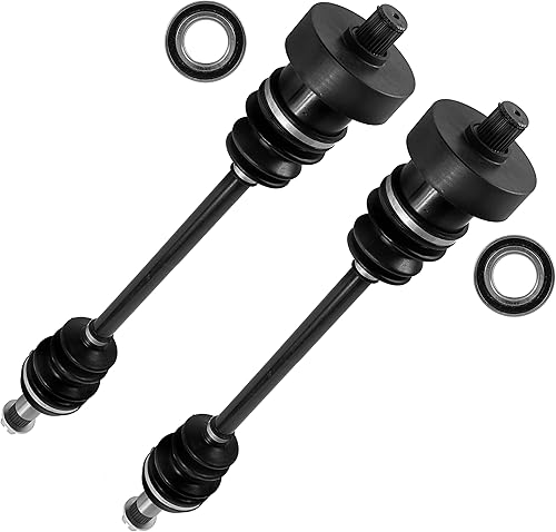 Miniatura 9 de Caltric 2 ejes de articulación CV traseros con rodamiento compatibles con Arctic Cat Prowler 700 XT XTX HDX 2009-2015