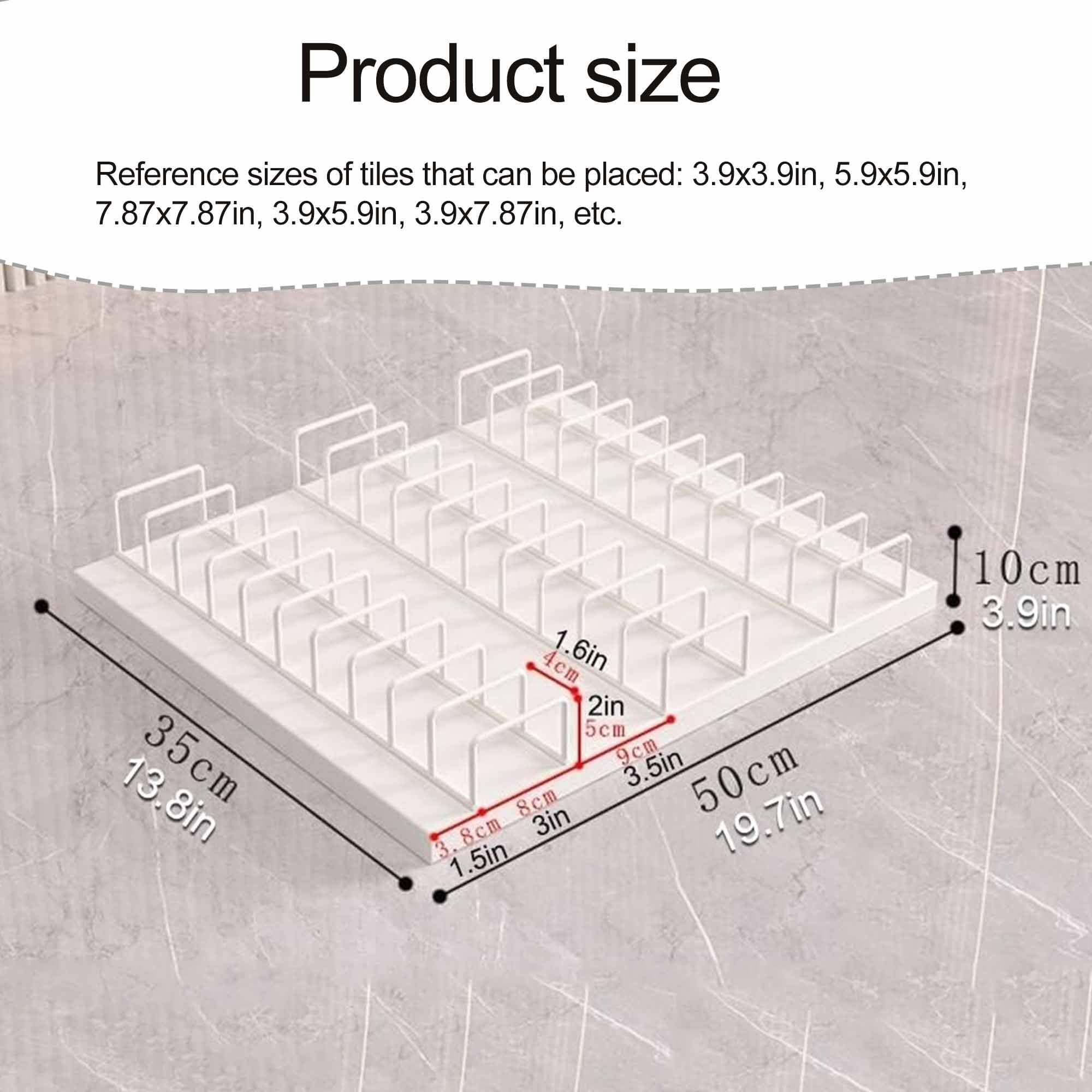Goldener Metallständer für die Tischpräsentation – Freistehendes Organizer-Regal für kleine Fliesen und Marmorplatten – Perfekter Musterständer für Verkaufsveranstaltungen, Messen und Baumat