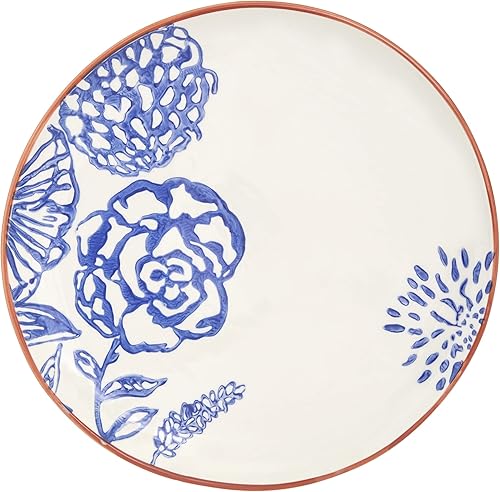 Miniatura 2 de Baum -Essex - Juego de vajilla de 16 piezas para 4, hermosa decoración del hogar incluye platos llanos, platos de ensalada, cuencos y tazas (azul