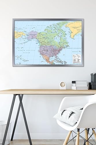 Miniatura 6 de Trends International North America Map 2023 Wall Poster