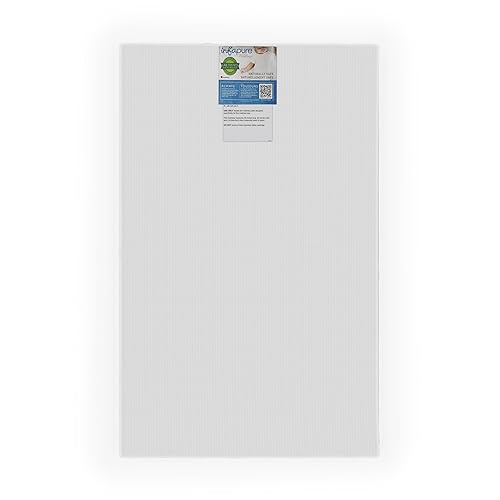 Miniatura 2 de Foundations Infapure - Colchón de espuma para cuna, de 2 pulgadas, ligero e hipoalergénico, para usar con cunas mini, portátiles y compactas, hecho
