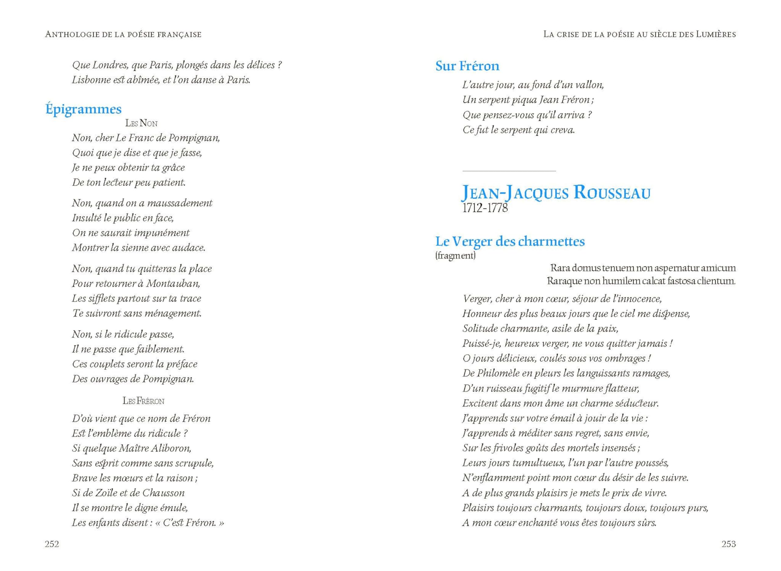 Anthologie de la poésie française
