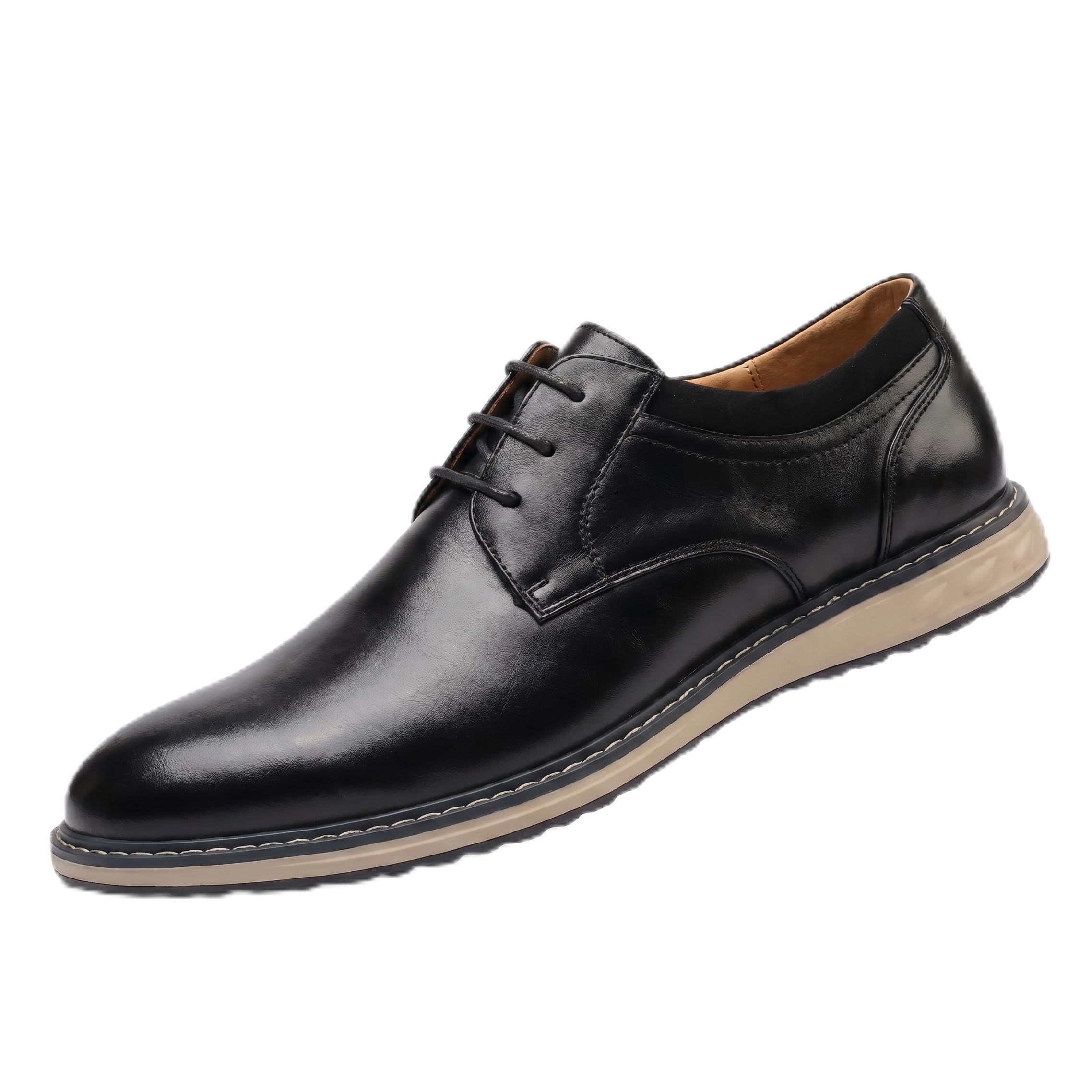 Coramtty Men Dress Breathable Business Oxford Shoes with Arch Support | Refined classic s…